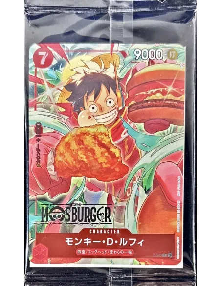 One Piece Luffy P-080 Mos Burger Promo 2024 JP Scellée Blister
