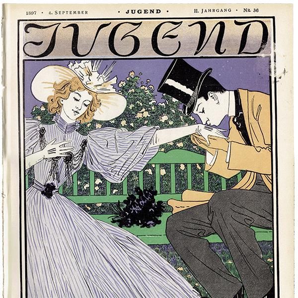 ドイツのイラスト文芸雑誌JUGEND（ユーゲント）アールヌーヴォー 1897