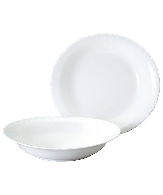 シルキーホワイト ペアオーバルプレートセット | NARUMI/ナルミ | 三越