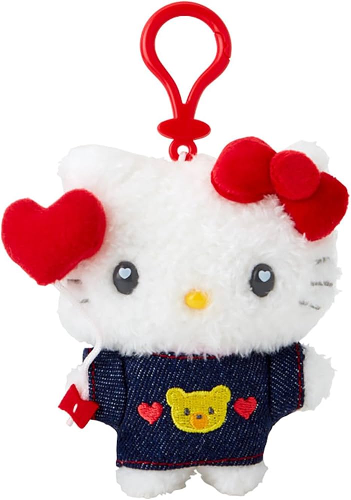 Amazon.co.jp: サンリオ(SANRIO) マスコットホルダー(デニムワッペン