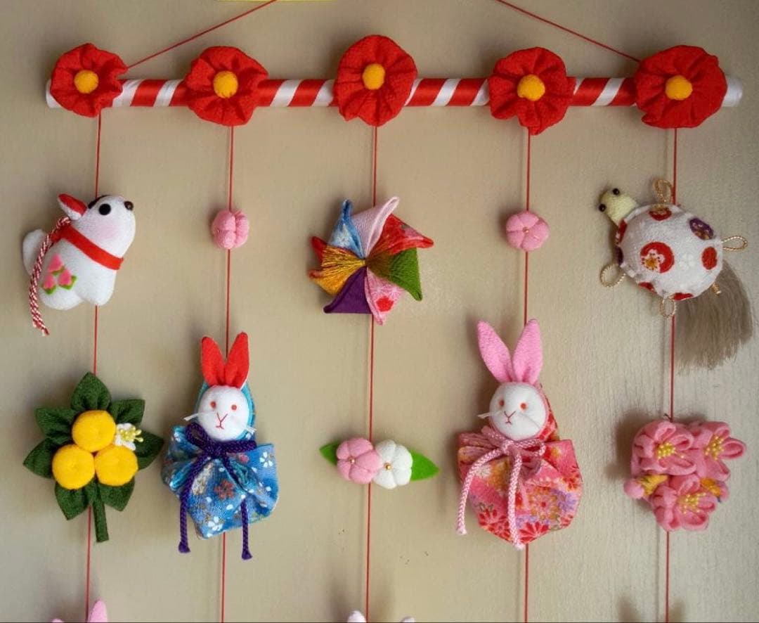 ひな祭り用つるし雛(2026-2うさぎ)