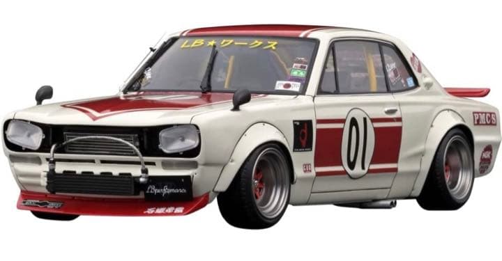 ignition model 1/18 LB-WORKS ハコスカ GT-R 1/18 WEB限定モデル「LBワークス ハコスカ 2ドア」4/4 (月) 受注