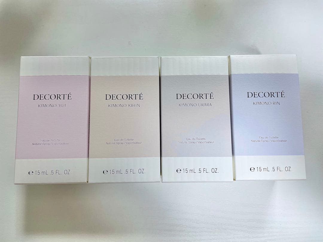 DECORTÉ コスメデコルテ　香水4本セット 15mL DECORTE（デコルテ） 並行輸入 コスメデコルテ コーセー キモノ