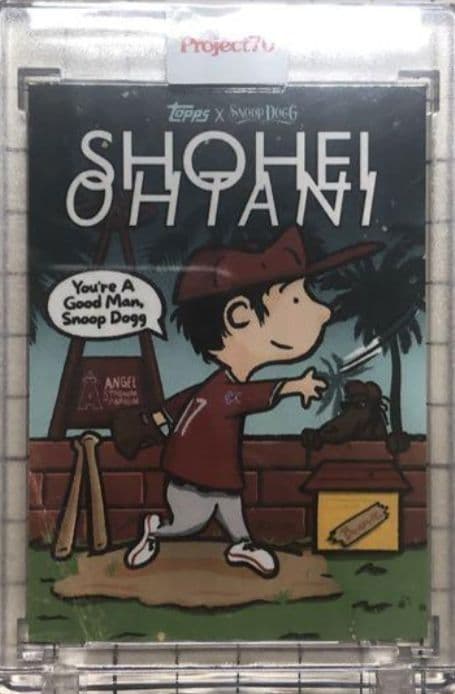 大谷翔平　890　スヌープドッグコラボ Amazon.co.jp: 大谷翔平×スヌープドッグ スヌーピー topps