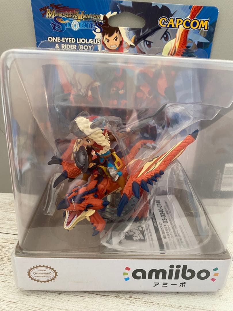 CAPCOM amiibo 隻眼のリオレウス＆ライダー（男の子） amiibo 隻眼のリオレウス＆ライダー （男の子）【モンスターハンター