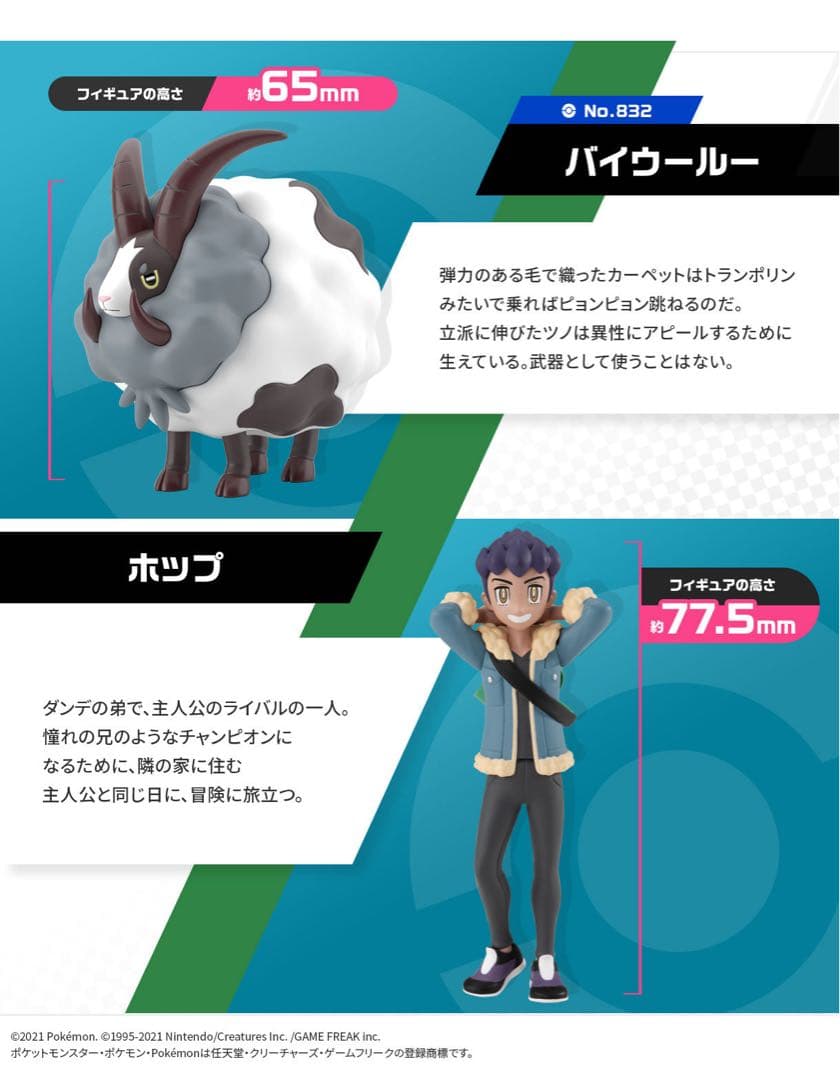 ポケモンスケールワールド ガラル地方 ホップ&バイウールー ポケモンスケールワールド ガラル地方 ホップ＆バイウールー